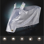Motorcycle Cover Waterproof Outdoor Protector Bike Rain Dustproof Motorbike Motor Scooter S/M/L/XL/XXL 1.6M-2.5M silver S gray