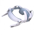 Head Strap Compatible with Meta Quest3 VR Headset 5000mAh Rechargable 360 degrees  Wrap-around Adjustable valge