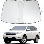 Tuuleklaasi visiir Sobib Toyota Highlander 2008-2013 Kokkupandav UV-peegeldi Auto p&auml;ikesesirm Toyota Highlanderile P&auml;ikesesirmi tarvikud Tuuleklaas