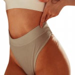 Naiste Seksikad Stringid Alusp&uuml;ksid K&otilde;rge v&ouml;&ouml;kohaga Tanga Alusp&uuml;ksid Pehmed G-String Pesu Naiste Alusp&uuml;ksid Puuvillased alusp&uuml;ksid M khaki