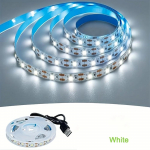 5V USB LED-ribavalgusti soe/valge painduv lamp j&otilde;ulukaunistus telerile taustavalgustus DIY valgustus magamistoad kapid k&ouml;&ouml;gid 5M IP33