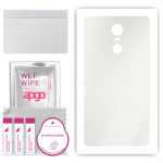 apgo MATTE Protective Skin Sticker for the back compatible with Tecno Phantom 6 Plus, Wrap Film, Hydrogel Film, Flexible, Soft TPU with positioning la