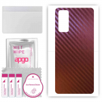 apgo skin sticker film foil vinyl for the BACK compatible with Honor 30 Pro Plus, scratch-resistant, easy to install - Carbon Chameleon CAKA5