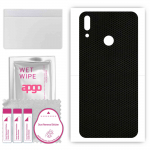 apgo Protective Skin Sticker for the back compatible with Huawei Y7 Prime (2019) Enjoy 9, Wrap Film, Foil, Vinyl - Pattern Matrix