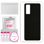 apgo Protective Skin Sticker for the back compatible with ZTE Axon 20 4G, Wrap Film, Foil, Vinyl - Pattern Matrix