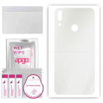 apgo Protective Skin Sticker for the back compatible with Huawei Y7 Prime (2019) Enjoy 9, Wrap Film, Foil, Vinyl - Pattern Matte Transparent