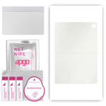 apgo MATTE Protective Skin Sticker for the back compatible with Teclast M18, Wrap Film, Hydrogel Film, Flexible, Soft TPU with positioning layer easy