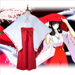 Jaapani Cosplay Anime Kost&uuml;&uuml;m Inuyasha N&otilde;id Kikyu Coswear Jaapani Kimono Naiste Cos Riided L