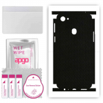apgo Protective Skin Sticker for the back+sides compatible with Oppo F7, Full Wrap Film, Foil, Vinyl - Pattern Matrix
