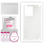 apgo Protective Skin Sticker for the back+sides compatible with OnePlus 10R 5G, Full Wrap Film, Foil, Vinyl - Pattern Matte Transparent