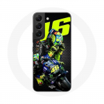Coque pour Samsung Galaxy S21 FE Valentino Rossi motoGP 46 Pilote de vitesse