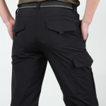 Cargo Pants Meeste Veekindlad Kiiresti Kuivavad Hingavad Kerged Pikad P&uuml;ksid Meestele Vabaaja &otilde;hukesed &Otilde;hukesed P&uuml;ksid XXL must