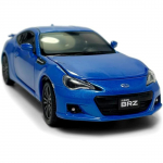 1/32 Scale Subaru 2017 BRZ mudelauto survevalatud m&auml;nguautod metallist laste survevalus&otilde;idukid, avatud uksed, valgustusega, m&auml;nguasjad lastele kingituste kollektsioon 1/32-Size:13.5*5.5*4cm sinine