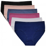 Naiste Aluspesu Puuvillased K&otilde;rge V&ouml;&ouml;kohaga P&uuml;ksikud Daamide Emade P&uuml;ksikud Alusp&uuml;ksid Intiimpesu Pluss Suurus Partii 6 tk XXL