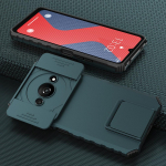 KEYSION L&ouml;&ouml;gikindel soomus&uuml;mbris Xiaomi Redmi A3 A3X l&uuml;kand-t&otilde;ukekaamera objektiivi kaitse Live Stand telefoni kate POCO C61 jaoks for POCO C61 punane