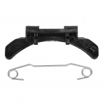 Plastikust auto k&uuml;tuseklapi hingeklambri vedru Volvo V70 XC70 S60 S80 XC90 jaoks 1999-2001 2002 2003 Tarvikud Vahetus 31265160 must