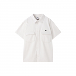 Nike &uuml;hev&auml;rviline logotaskuga n&ouml;&ouml;pidega l&uuml;hikeste varrukatega jakk meeste jakk valge DX3341-030 XL