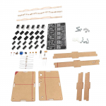 Jootmisharjutuste komplekt, 6-kohaline LED-digitaalkellakomplekt Elektroonilise kella jootmise projekt &otilde;pilastele &otilde;ppimiseks B