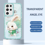 K&uuml;&uuml;liku jope seljakott Samsung S21Ultra Angel Eye telefoni&uuml;mbrisele multifilmi disaini ja l&auml;bipaistva kukkumisvastase kaitsega. Samsung A32 4G
