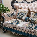 Diivani kate Euroopa žakaarkangast libisemisvastane diivanikatted Elutoa diivani kate Pitsist diivanikaitse Kodukaunistus seat cover 70x75cm