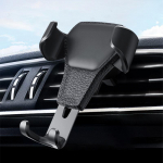 Universaalne Gravity auto telefonihoidik auto &otilde;huventilaatori klambriga mobiiltelefoni hoidik mobiiltelefoni alus tugi Samsungi iPhone'i jaoks valge