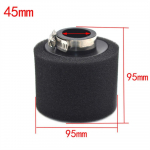 Ja punane sirge painutusega vahtplastist &otilde;hufilter suure vooluga &otilde;hufiltri k&uuml;&uuml;narnuki kaela &otilde;hufiltri k&auml;snapuhastusvahend Bend 35mm punane