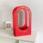 1 tk kaasaskantav lillekorv roosilillede pakkimiskarbi kinkekott pulmadeks s&uuml;nnip&auml;evaks j&otilde;ulupeo lillekimbude dekoratiivtarvikud roosa