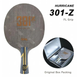 DHS Hurricane 301 Z lauatennise tera 5 puitkiudu 2 sisemist ZC kiudu Ping Pong tera H-301Z Originaalpakend FL grip