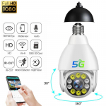 1080P 360&deg; WiFi juhtmevaba valvekaamera RC &ouml;&ouml;n&auml;gemine automaatne kehaj&auml;lgimisalarm 8x digitaalse suumi turvaline beebimonitor NO TF CARD