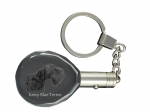 Kerry Blue Terrier, Irish Blue Terrier - pendant with a photo of a dog, crystal key ring in a gift box, a unique gift by Art-Dog