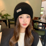 Basic Beanie Trendikas &uuml;hev&auml;rvilised kootud m&uuml;tsid Elastne pealuuk&uuml;bar, soojad mansettidega nokam&uuml;tsid naistele igap&auml;evaseks kasutamiseks s&uuml;gisel ja talvel one size