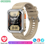 SACOSDING uus s&otilde;jav&auml;eline Bluetooth-k&otilde;ne nutikell meeste 2,01-tolline sporditreeningu k&auml;ev&otilde;ru veekindel h&auml;&auml;leassistent meestele Bluetooth Call watch