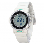 Casio ProTrek Climber Line Digitaalne Valge Biop&otilde;hine Vaikrihm Tough Solar PRW-35-7 100M Meeste K&auml;ekell must