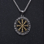 Skandinaavia m&uuml;toloogia viikingi kett kaelakee ripats meeste p&otilde;hjamaade kompass Gungniri kaitseripats