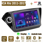 Android Carplay autoraadio KIA Rio 2011-2017 multimeediumipleieri peakomplekti stereo-GPS-i navigatsioonis&uuml;steemile BT WIFI 2+32GB 2+32GB