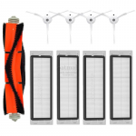 Tarvikud Xiaomi Mi Robot Vacuum 1 1st SDJQR02RR / SDJQR01RR / Mijia 1S tolmuimeja varuosade vahetuskomplektile, p&otilde;hiharjale, filtrile, mopilappidele Kit 1