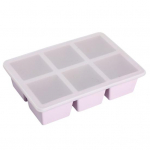 J&auml;&auml;kuubiku vorm 6/8 restiga silikoonist j&auml;&auml; valmistamise alus Lihtsalt vabastatav suur ruudukujuline kuubikuvorm koduk&ouml;&ouml;gi jaoks 6Grid roheline