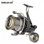 DEUKIO Pikamaa jigging-spinningurull 8000 10000 12000 seeria 8+1BB Surf 44LB Maksimaalne takistus mereveega t&auml;ismetallist ilma vahedeta p&uuml;&uuml;girull 8000 Series