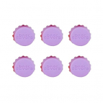 6 tk/komplekt silikoonist &otilde;llepudelikorgid Toiduohutu korduvkasutatav kaas kodu&otilde;lle valmistamiseks veini soodapudelid &otilde;lles&otilde;prade pidudele kingitused roosa