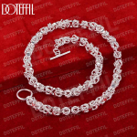 924 Sterling Silver klassikaline kaelakee Moodsad pulmaehted 45CM