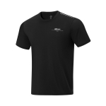 Li Ning Fitness Series Logo Letter Print Helkur &uuml;mmarguse kaelusega l&uuml;hikeste varrukatega T-s&auml;rk Meeste T-s&auml;rk Must ATST653-1 S