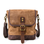 Vabaajalik lihtne l&otilde;uendist &otilde;lakott Meeste trendikas crossbody batik-l&otilde;uend nahaga V&auml;ljas&otilde;iduks v&auml;ikesed kotid 23cmX7cmX27cm kohv