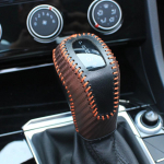 Auto PU-nahast s&uuml;sinikkiust k&auml;igukangi nupu katte k&auml;sipalli trimm Volkswagen Sagitar VW Passat Polo tarvikutele