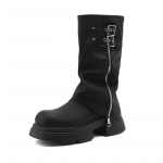 Fashion 2024 uued kingad naistele, v&ouml;&ouml;pandlaga, naiste saapad, moodsad, k&uuml;lgmised lukuga, moodsad naiste saapad, kvaliteetsed &uuml;mmargused varbaosa s&auml;&auml;re keskosa Zapatos 35 must