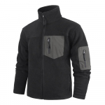 Meeste talvejope Polar Fliisist Standkrae &otilde;ues soojad jakid meestele Slim Fit Camping Ronimine Patchwork Mantel Meeste Talvine S must