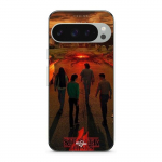 Coque - MANIACASE - Google Pixel 9 Pro - Noir - Souple - Stranger Things Saison 4