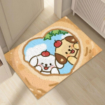 Multifilmi uksematt Siidr&otilde;ngasmatt Libisemiskindel ja m&auml;&auml;rdunud uksematt tolmune uksematt vaip Armas v&auml;lisukse matt 40 * 60cm (high elastic silk ring)