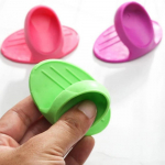 6 tk soojusisolatsiooniga s&otilde;rmkinnas k&ouml;&ouml;gin&otilde;ud Silikoonist ahi mikrolaineahi silikoonist libisemiskindla hoidikuga k&ouml;&ouml;gitarvikud Pink-2pcs