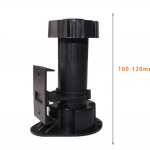 Eemaldatava disainiga plastist eemaldatavad sokliklambrid 1pcs