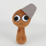 Sprunki pl&uuml;&uuml;sist m&auml;nguasjade m&auml;ng Sprunki Incredibox Plushie nukufiguurid Multifilmid, topitud loomad, ehispadi, j&otilde;ulukingitus s&uuml;nnip&auml;evaks pruun